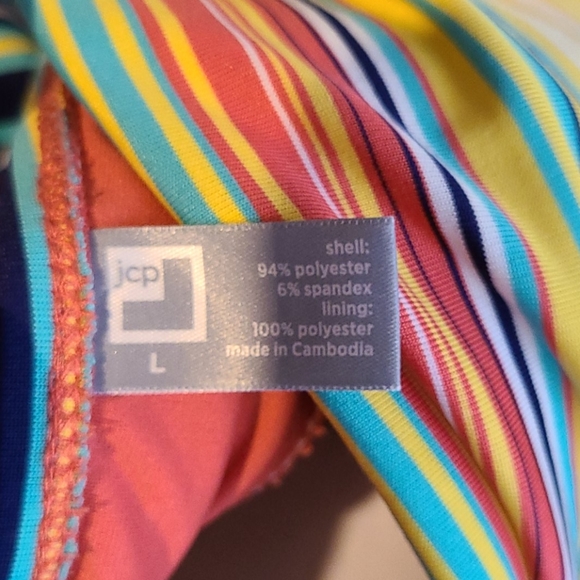 JCP tankini size L - Picture 2 of 3